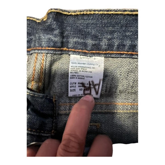 New Men’s Cinch White Label Jeans 40x32 - Picture 2 of 3